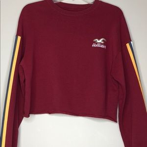 Womens hollister cropped crew neck size xs